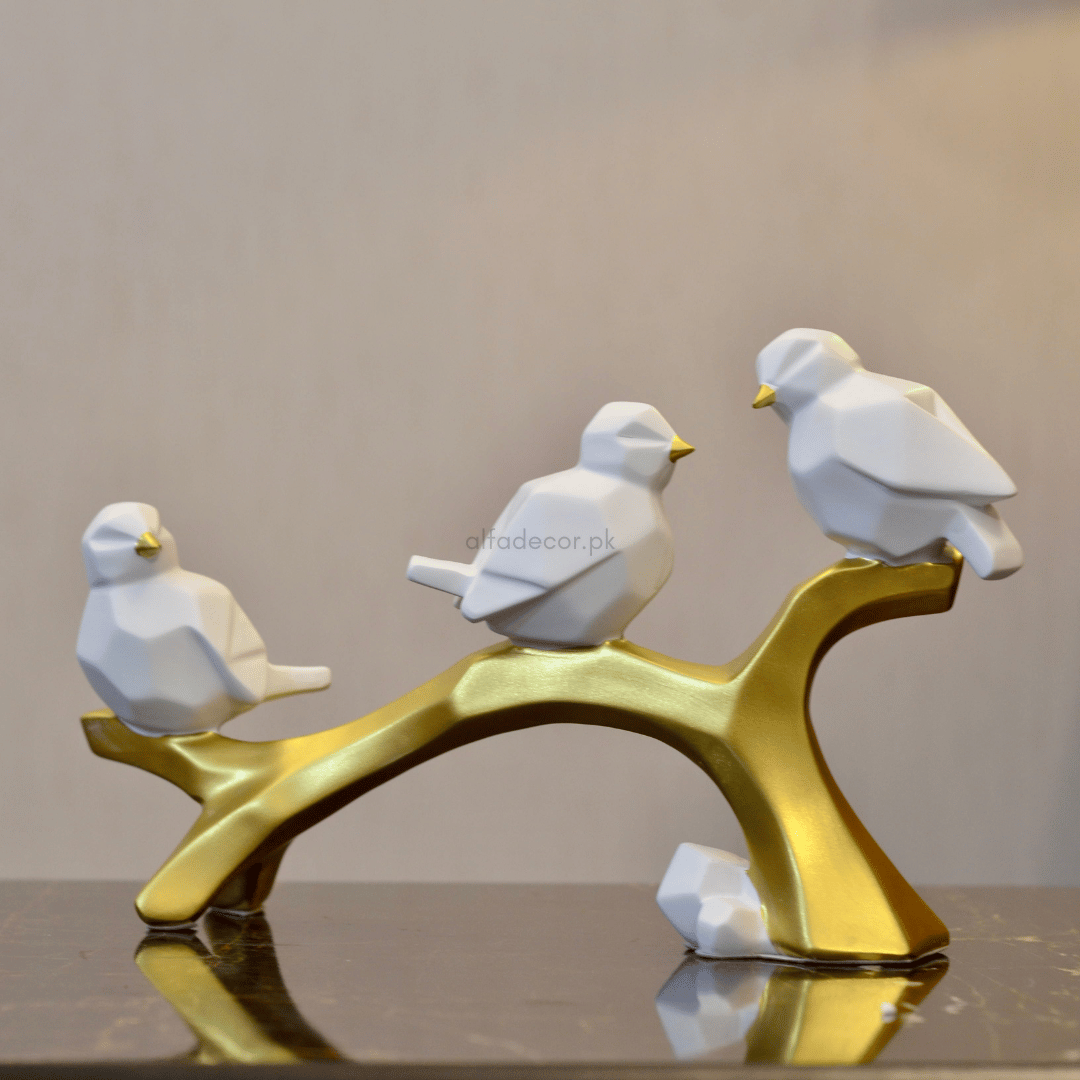 Vintage Whispers of Flight: Birds on a Arc