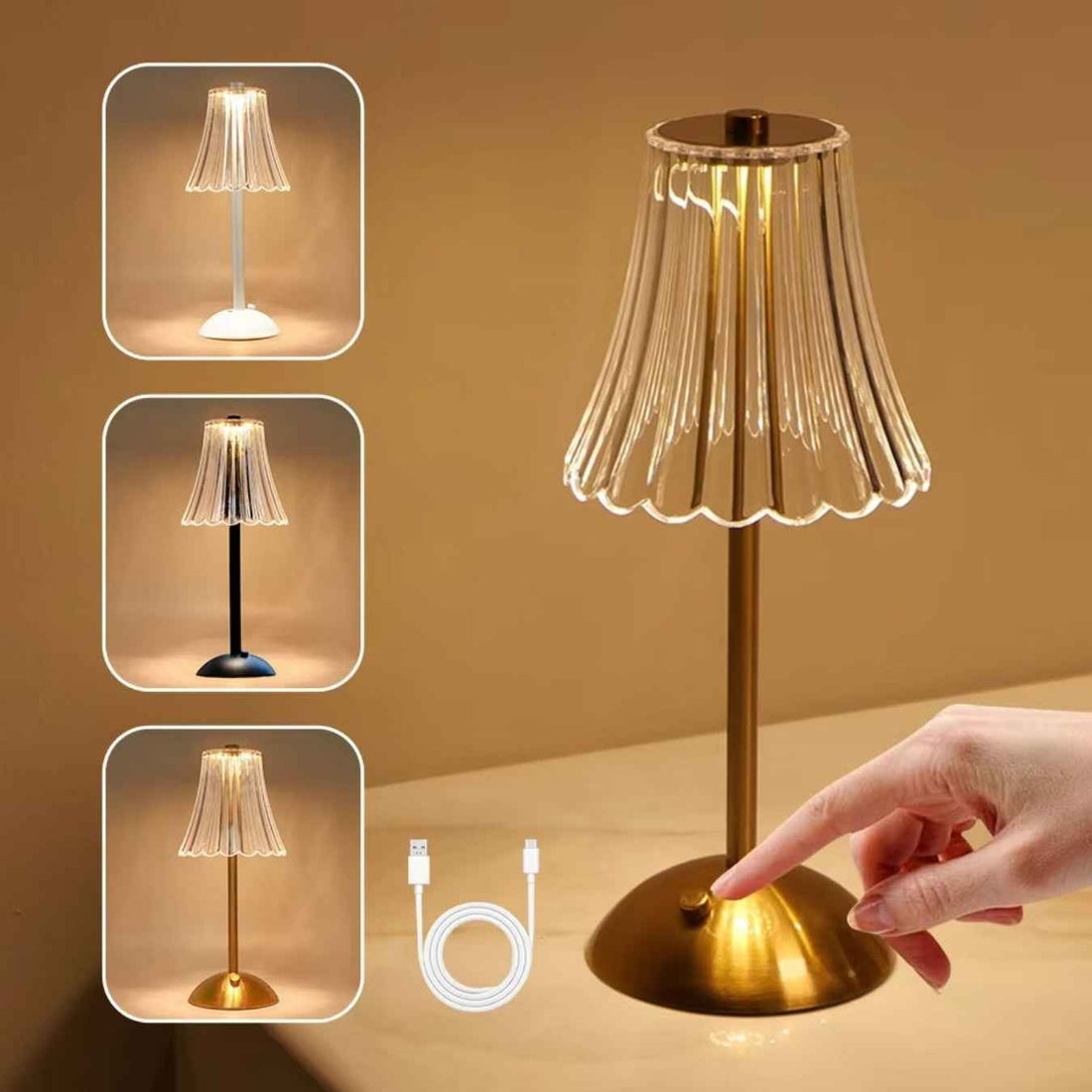 Crystal Lamp – Elegant Glow | Mood Light